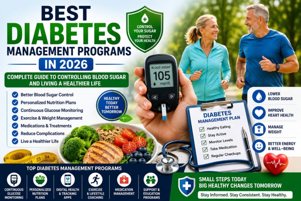 Best Diabetes Management Programs in 2026: Complete Guide to Controlling Blood Sugar and Living a Healthier Life