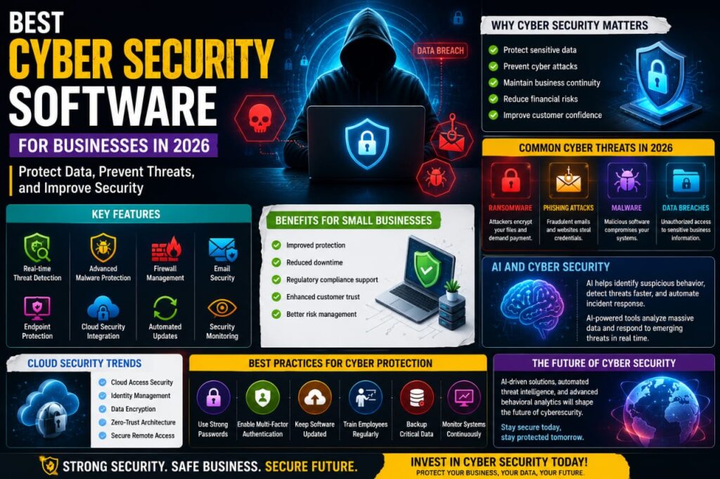 Best Cyber Security Software for Businesses in 2026: Protect Data, Prevent Threats, and Improve Security